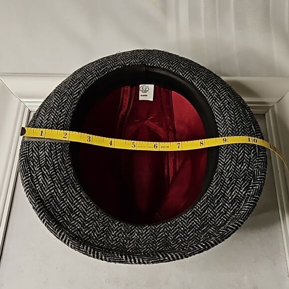 Men's Herringbone Fedora size Medium - Picture 9 of 10